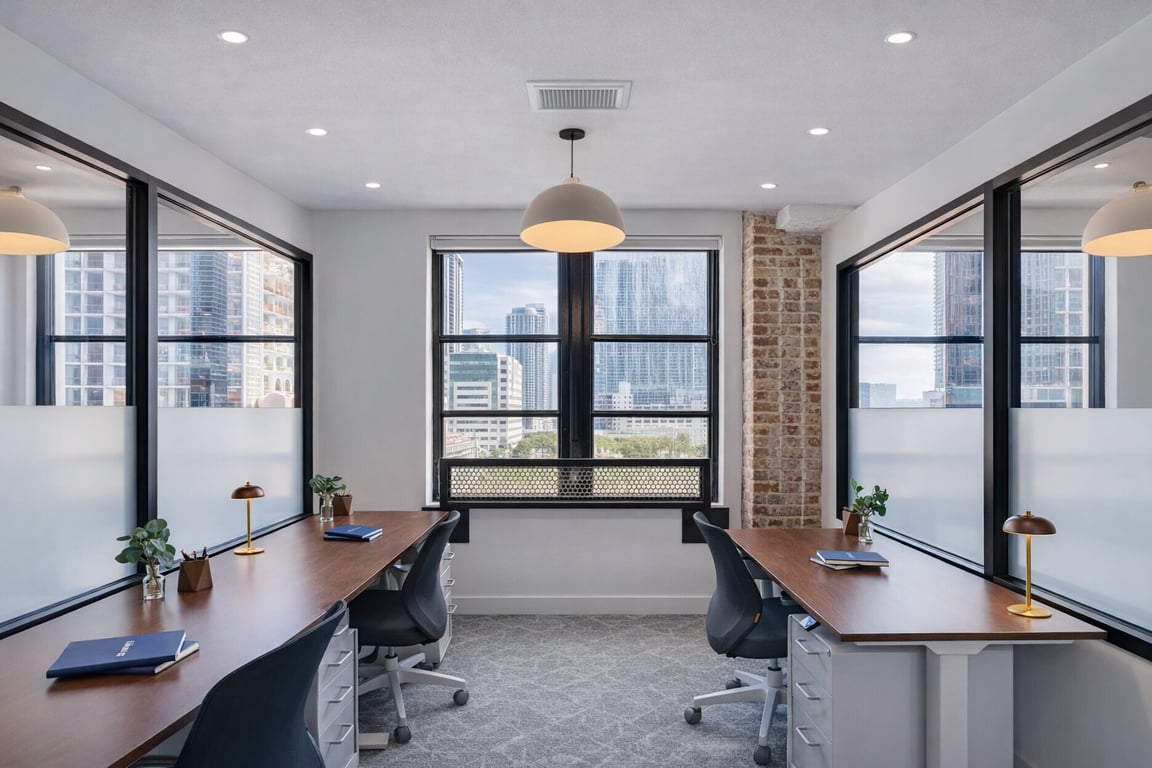 An interior shot of Private Office for Three - External View