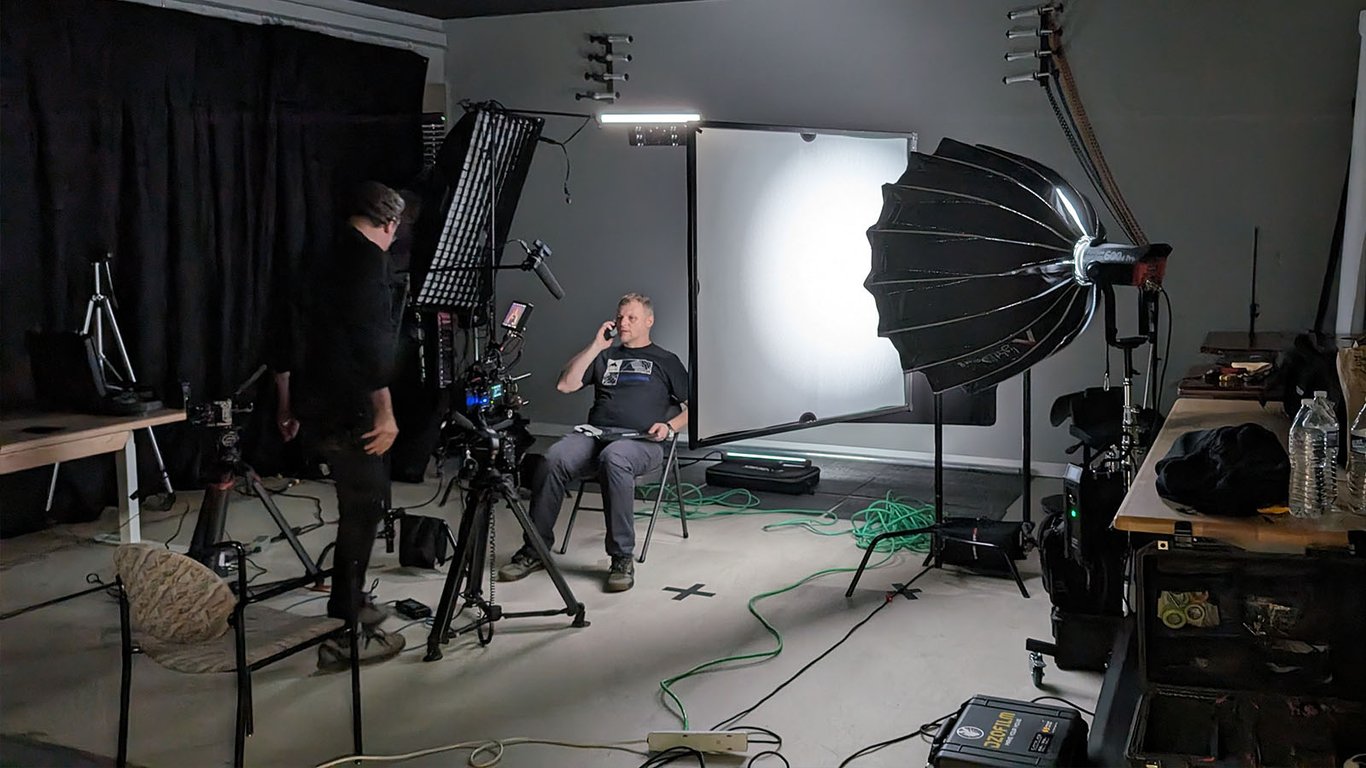 An interior shot of Photo Studio and Media Production Space