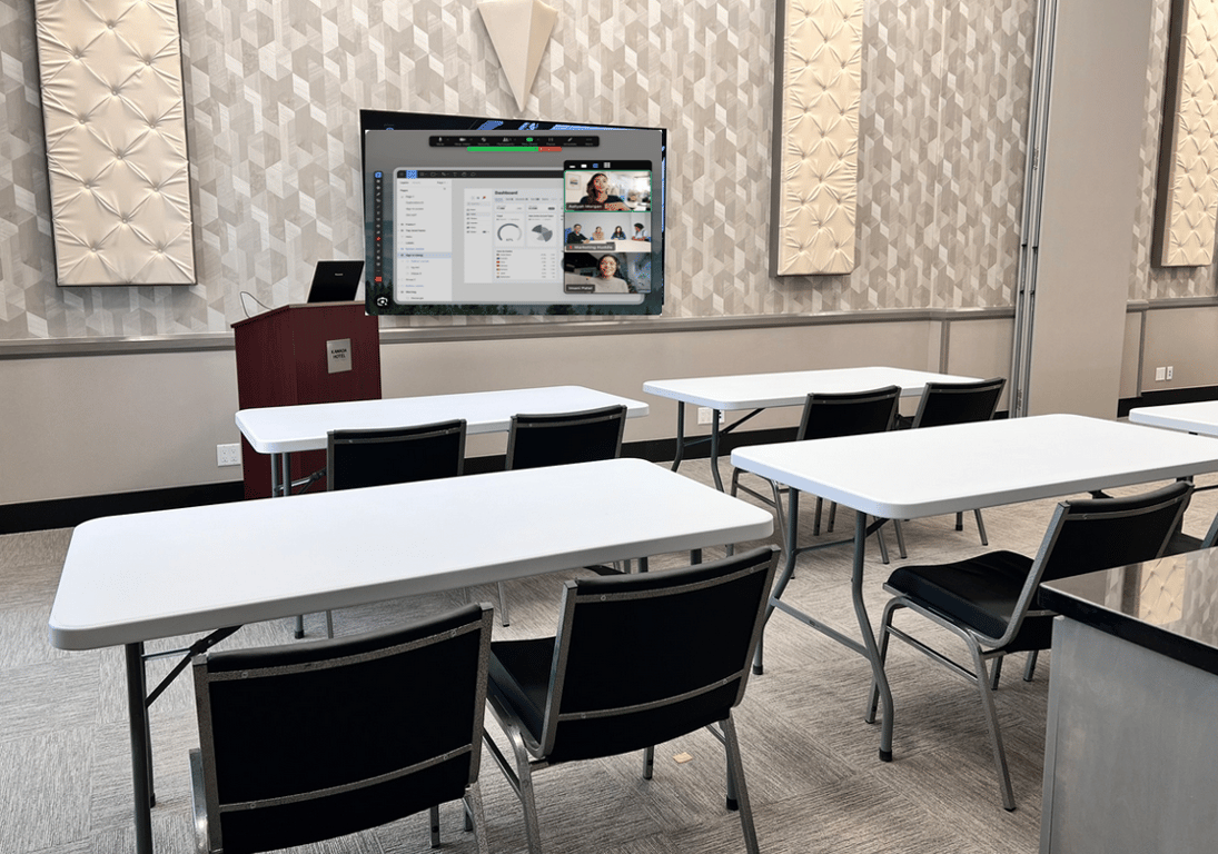 An interior shot of Conference Room A+B