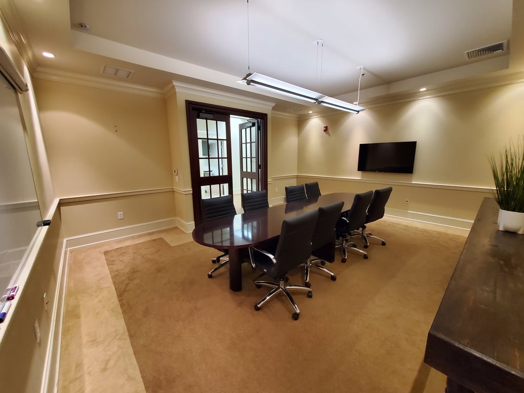 An interior shot of 8-10 Person Conference Room (Maple)