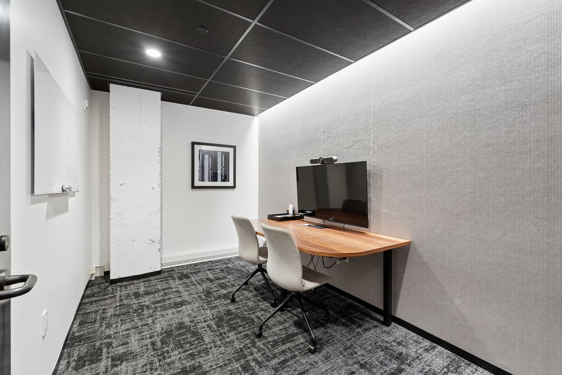 An interior shot of Conf 4-F