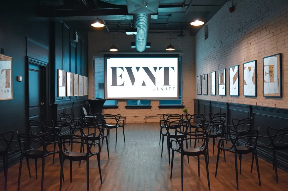 An interior shot of EVNT by LAUFT