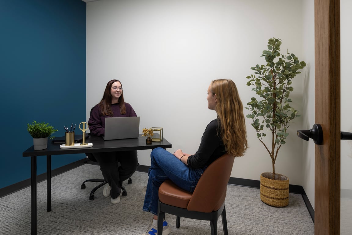 An interior shot of Revelance Private Office