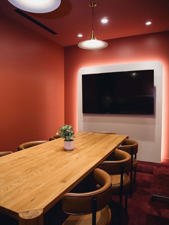 An interior shot of Meeting Room