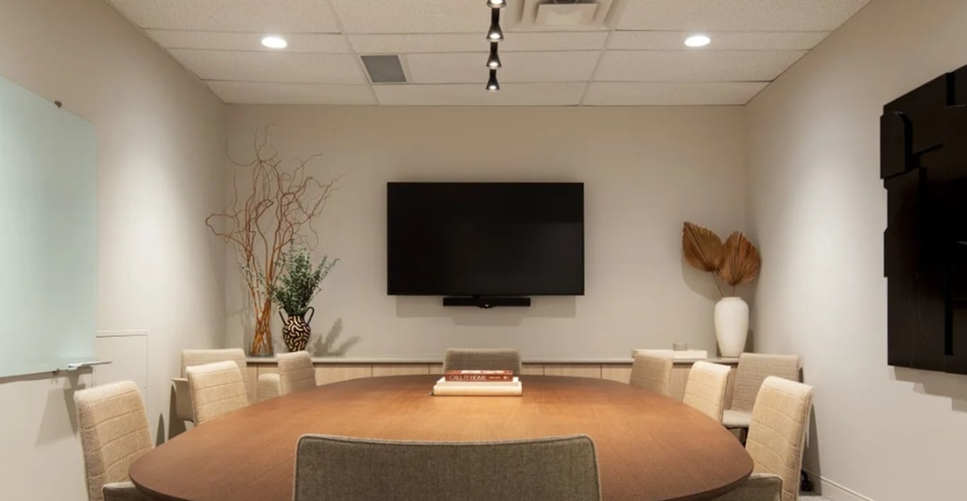 An interior shot of 10 Person Meeting Room - The Prairies Meeting Room