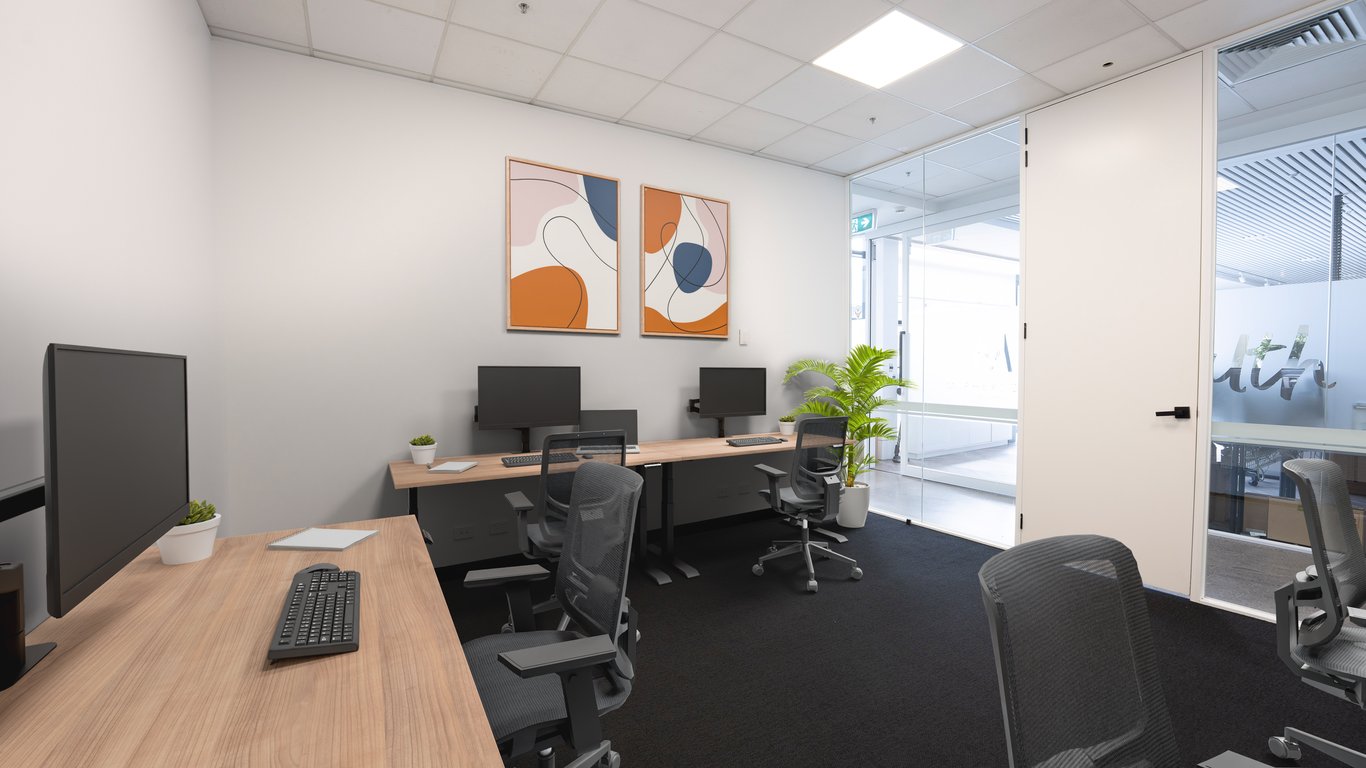 An interior shot of Suite 64
