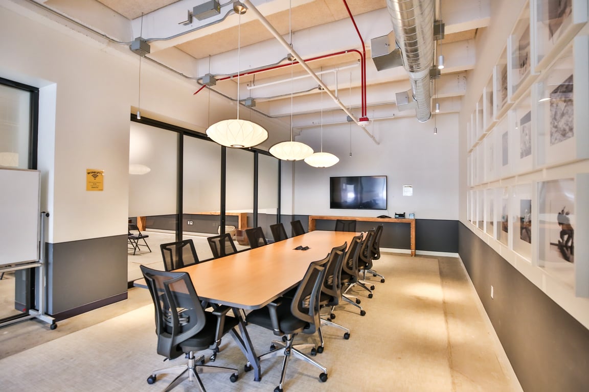 An interior shot of Boardroom