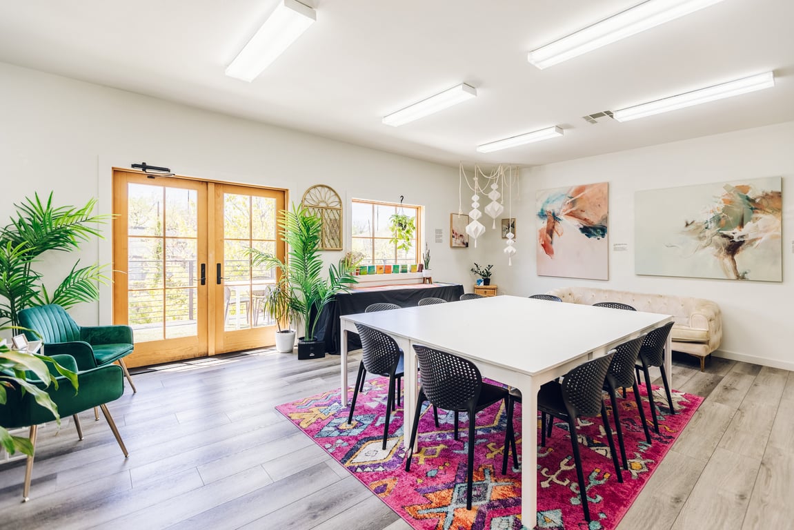 An interior shot of Private Meeting Room