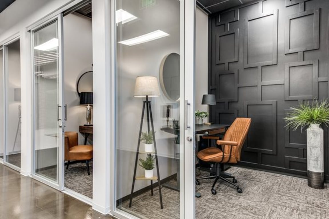 An interior shot of Private Office