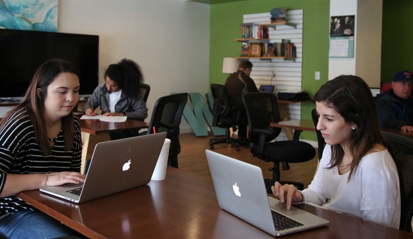 An interior shot of Splash Coworking