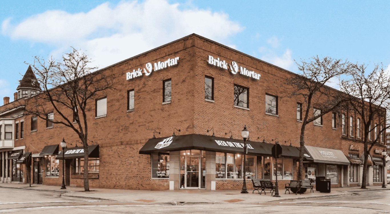 An interior shot of Brick & Mortar Arlington Heights