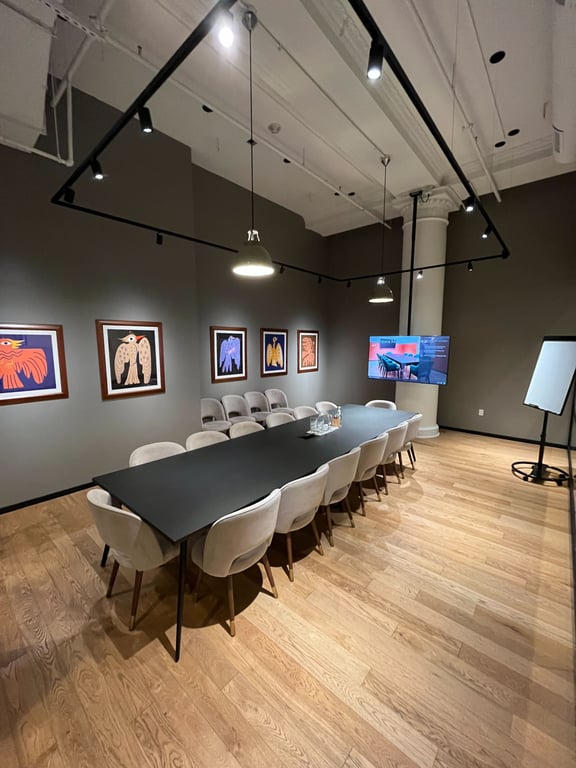 An interior shot of Large Meeting Room