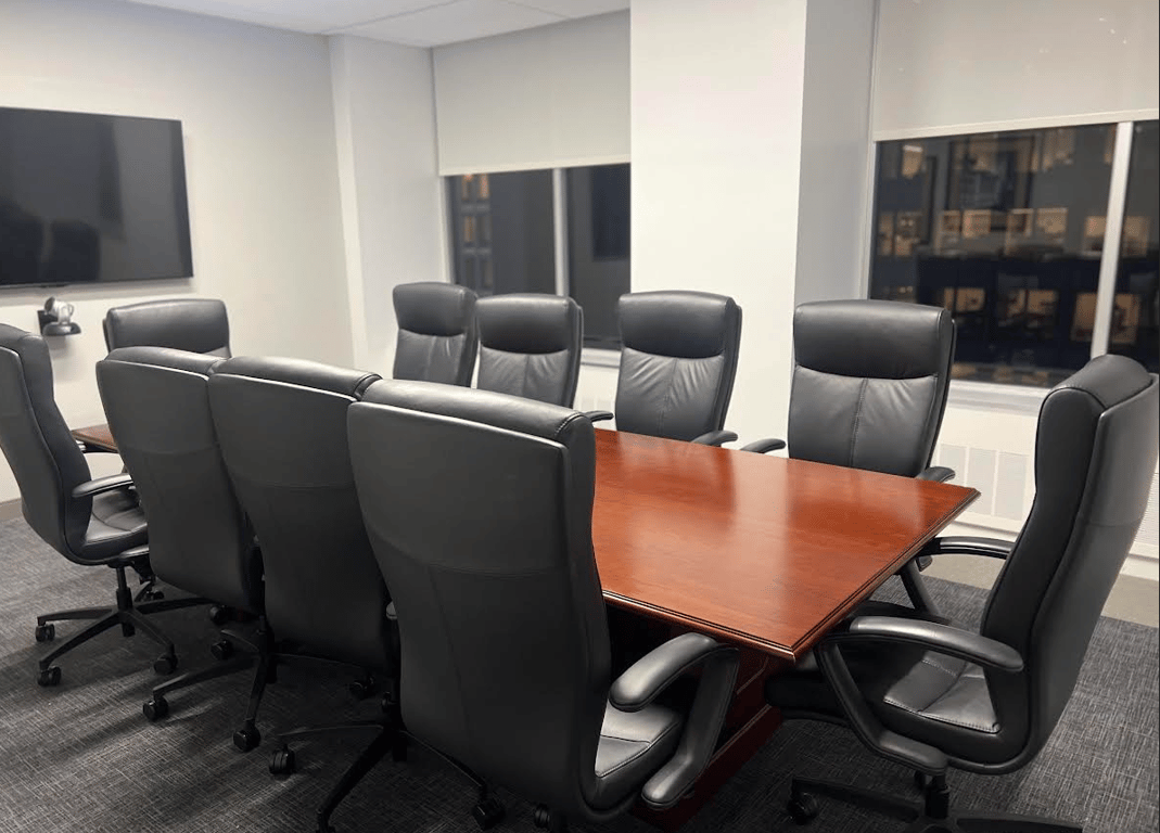 An interior shot of NYC Conference Rooms