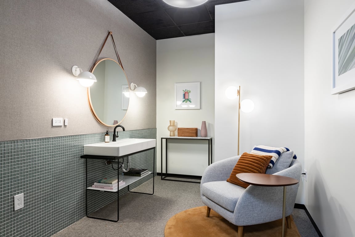 An interior shot of Industrious - Las Olas