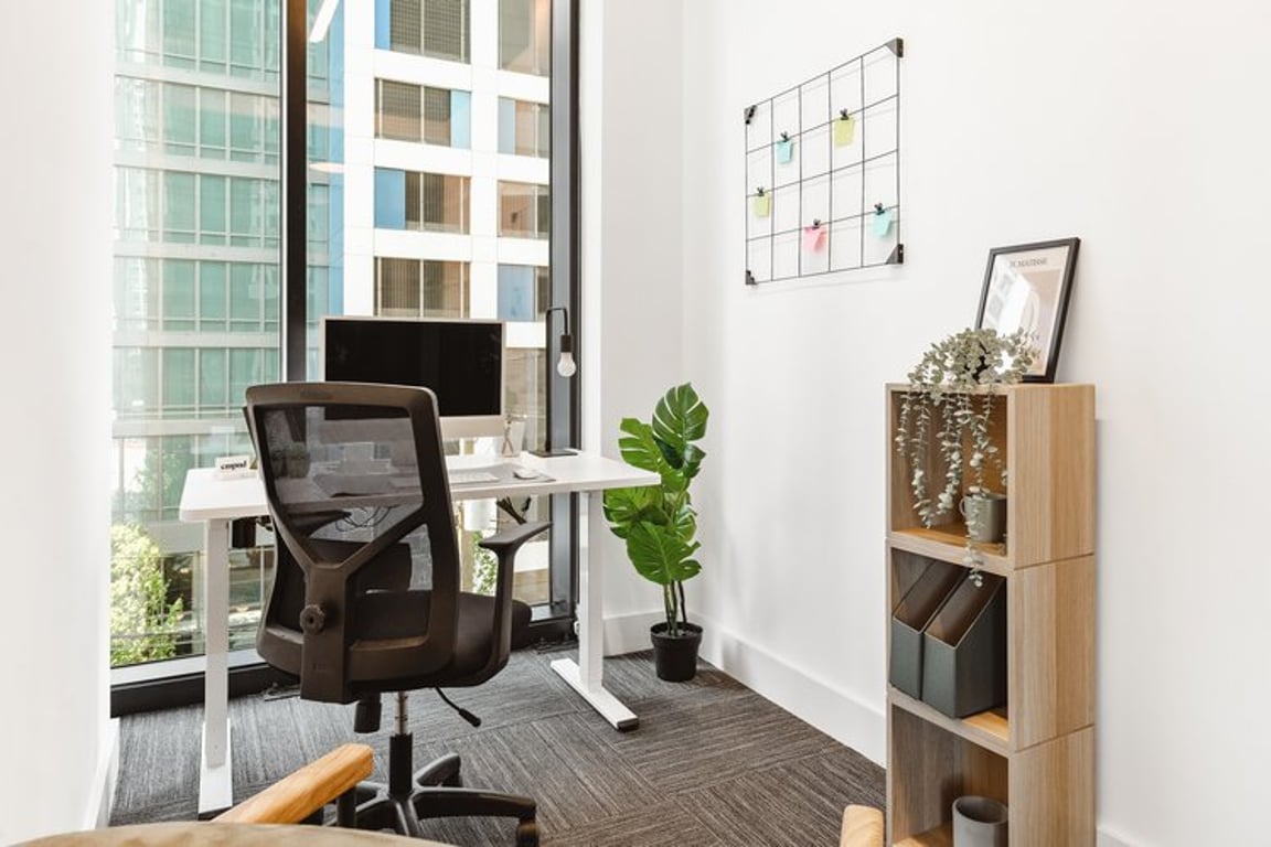 An interior shot of Private office suite - Jersey city