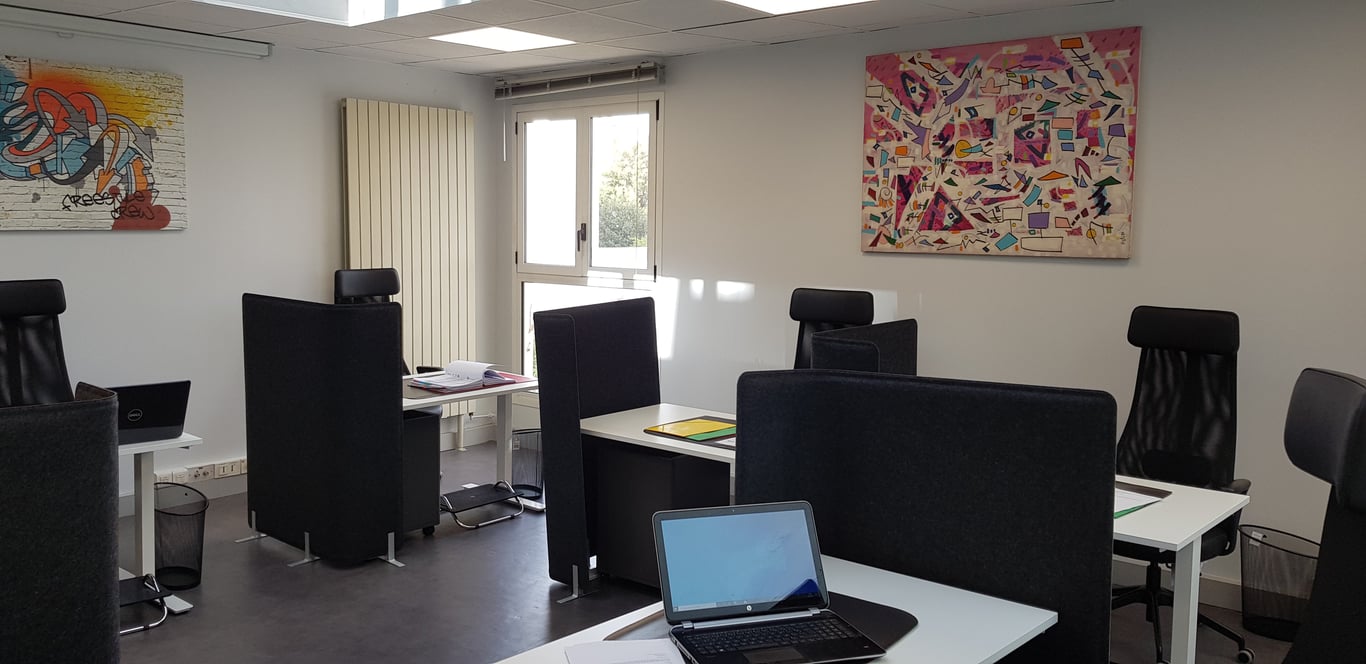 An interior shot of Centre d'Affaires Mermoz