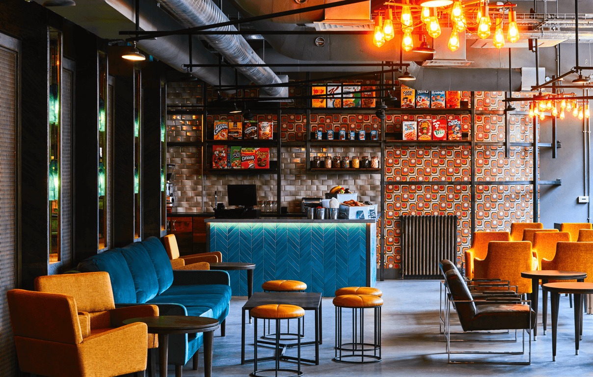 An interior shot of New Road Hote1