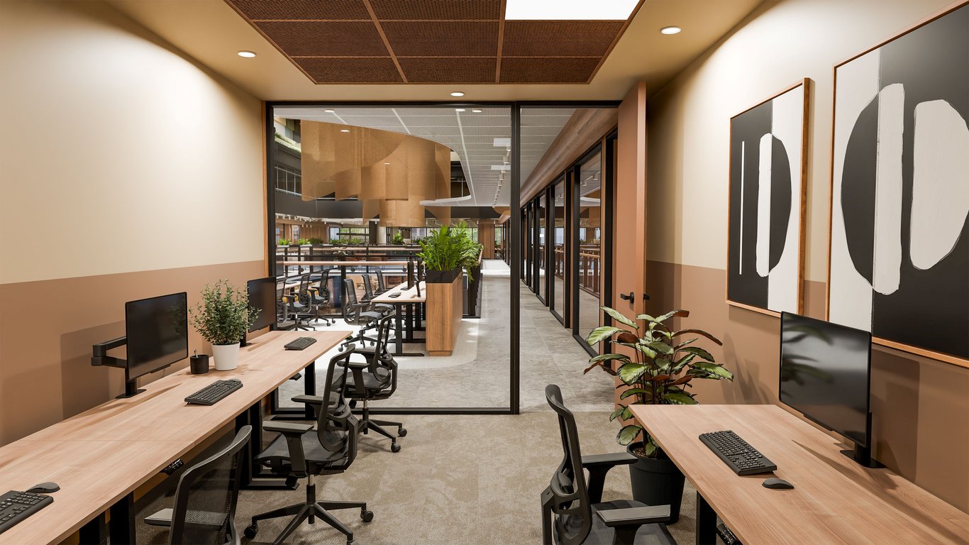 An interior shot of Suite 7