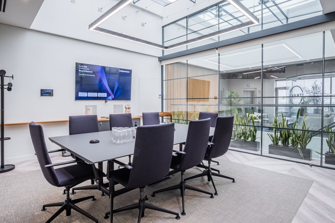 An interior shot of The Boardroom (8 people)