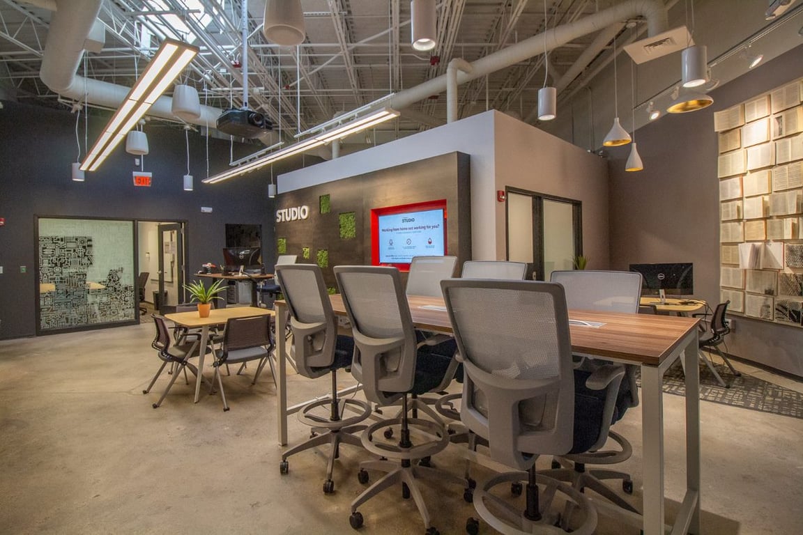 An interior shot of Staples Coworking - Brighton