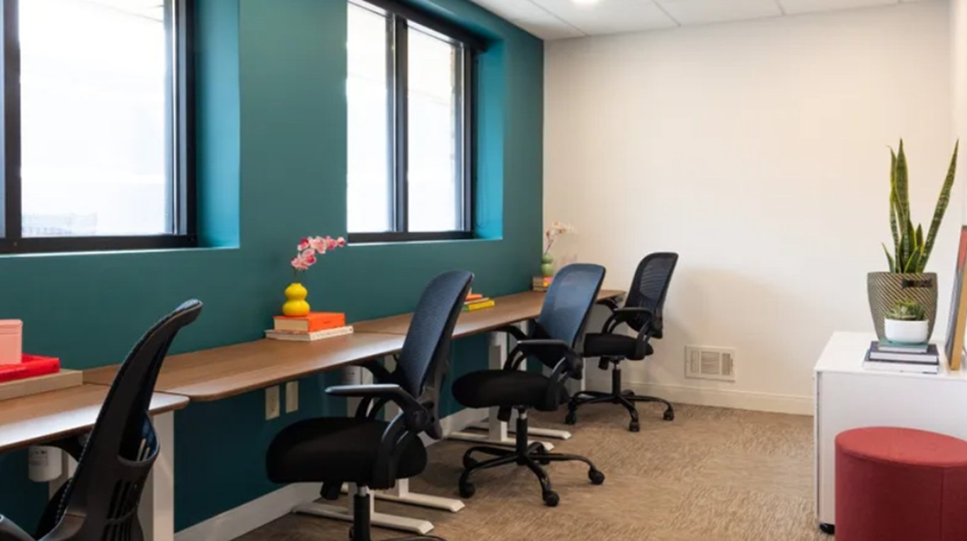 An interior shot of Drop In Desk 3