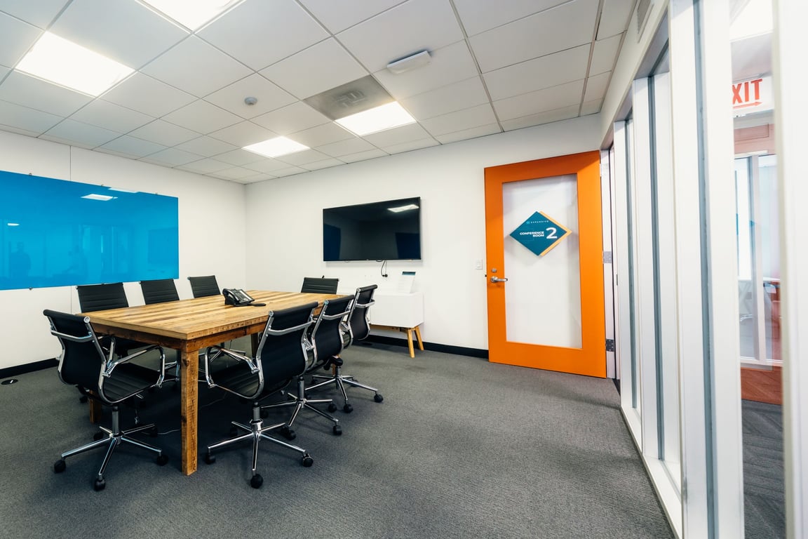 An interior shot of Conference Room 2