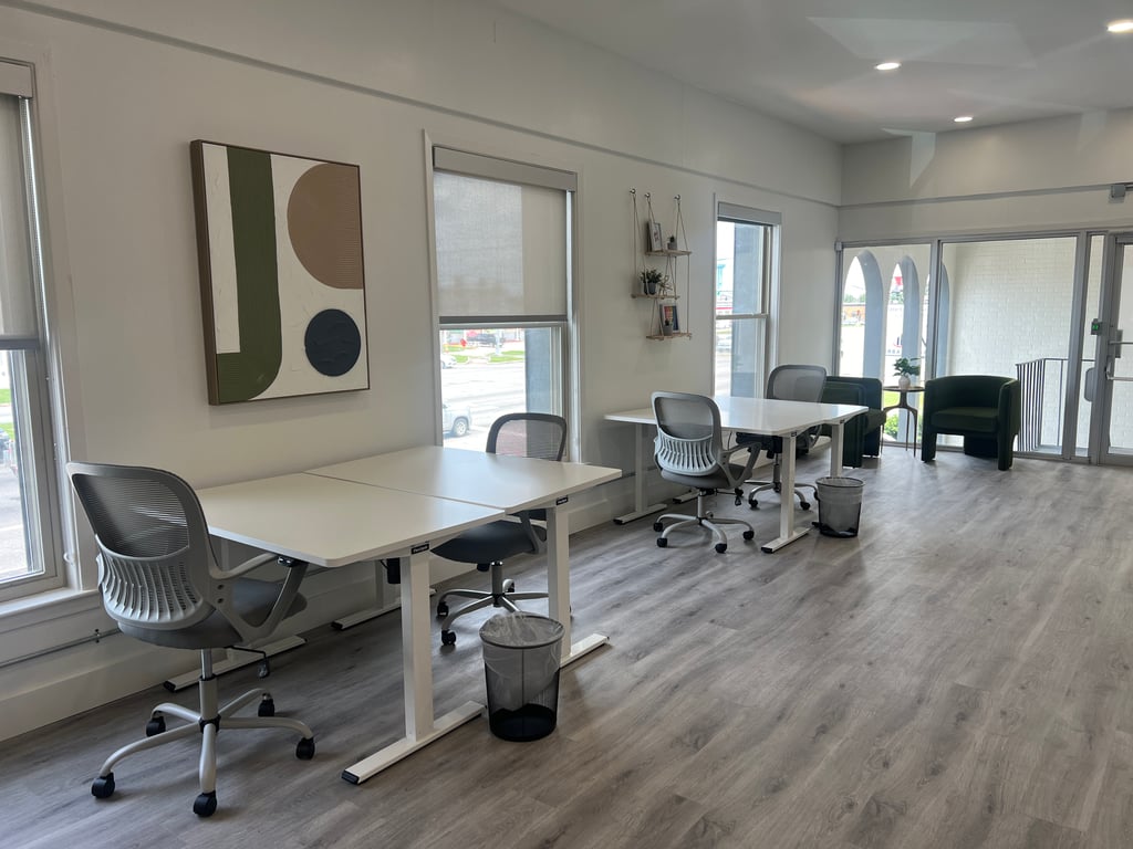 An interior shot of Dedicated Desk