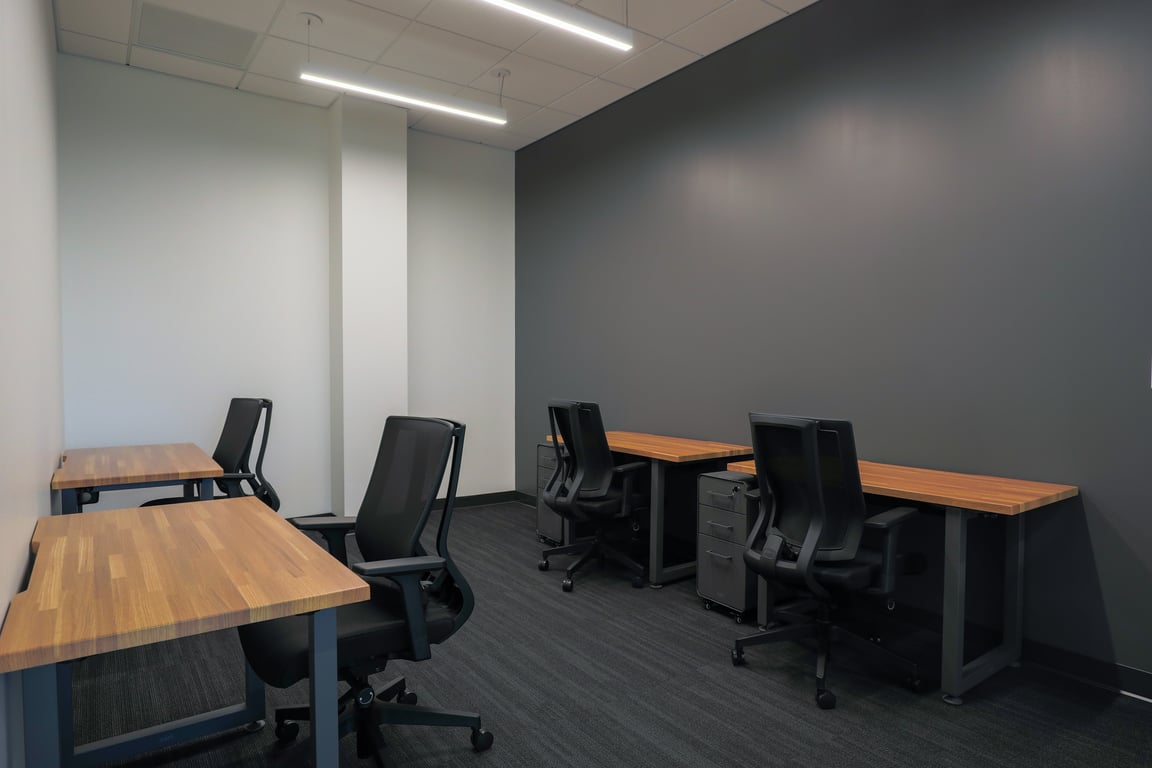 An interior shot of 4P private office interior