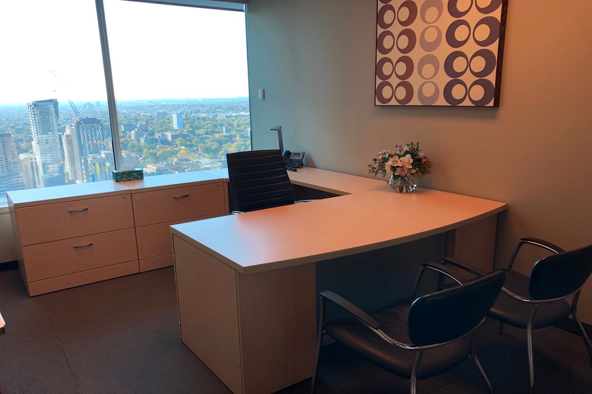 An interior shot of Window Office #9