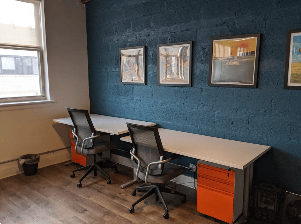 An interior shot of Bright Office in Active Coworking Hub