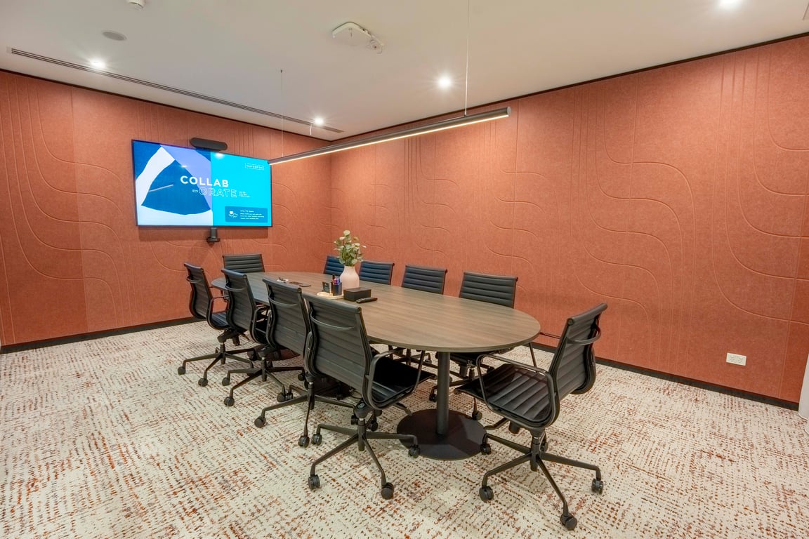 An interior shot of Hamilton Board Room