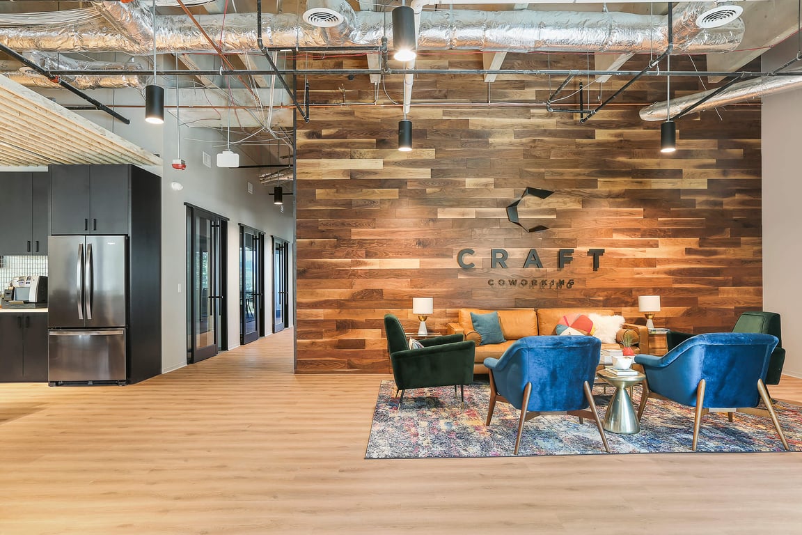 An interior shot of Craft Coworking - Golden