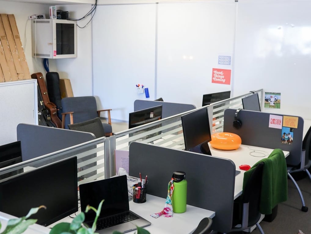 An interior shot of CREATE SPACE: Co-working & Creative Studios