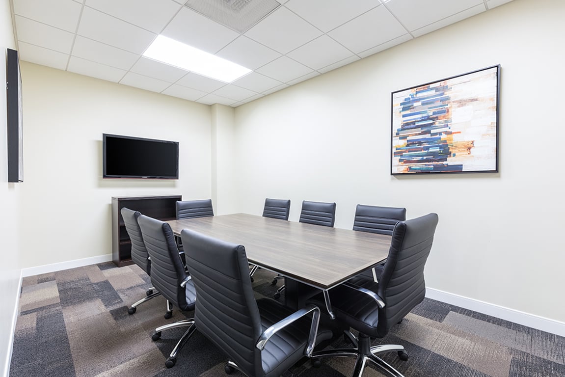 An interior shot of 6 Person Meeting Room - Medium