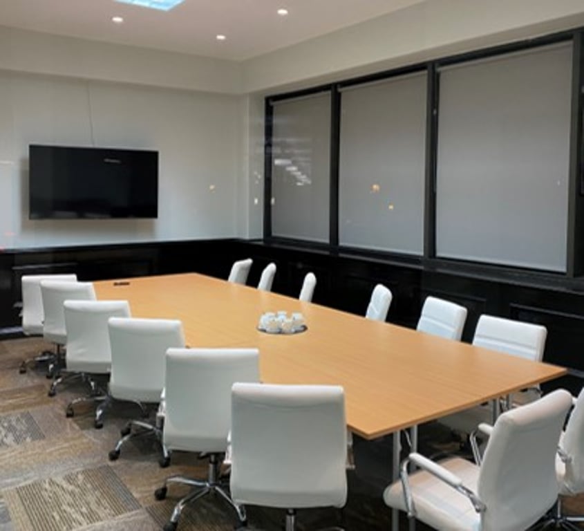 An interior shot of Boardroom