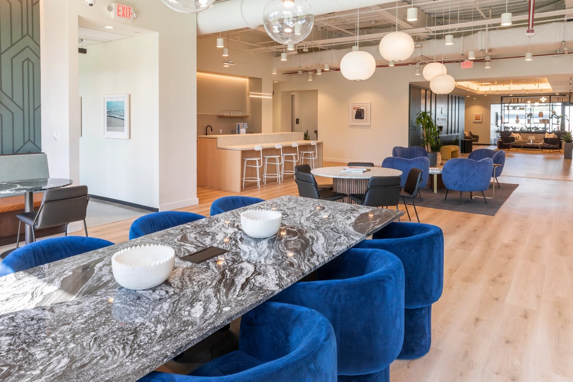 An interior shot of Industrious - Chapel Hill - The Gwendolyn
