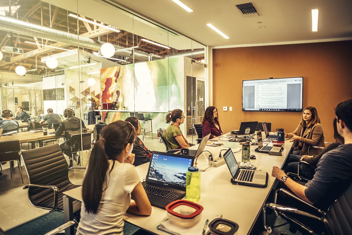 An interior shot of Large Conference Room
