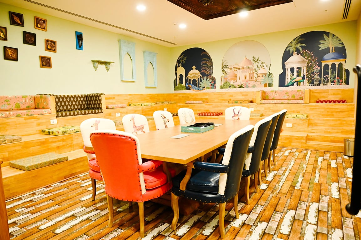 An interior shot of Falaknuma - 10 Seater - 12th Floor
