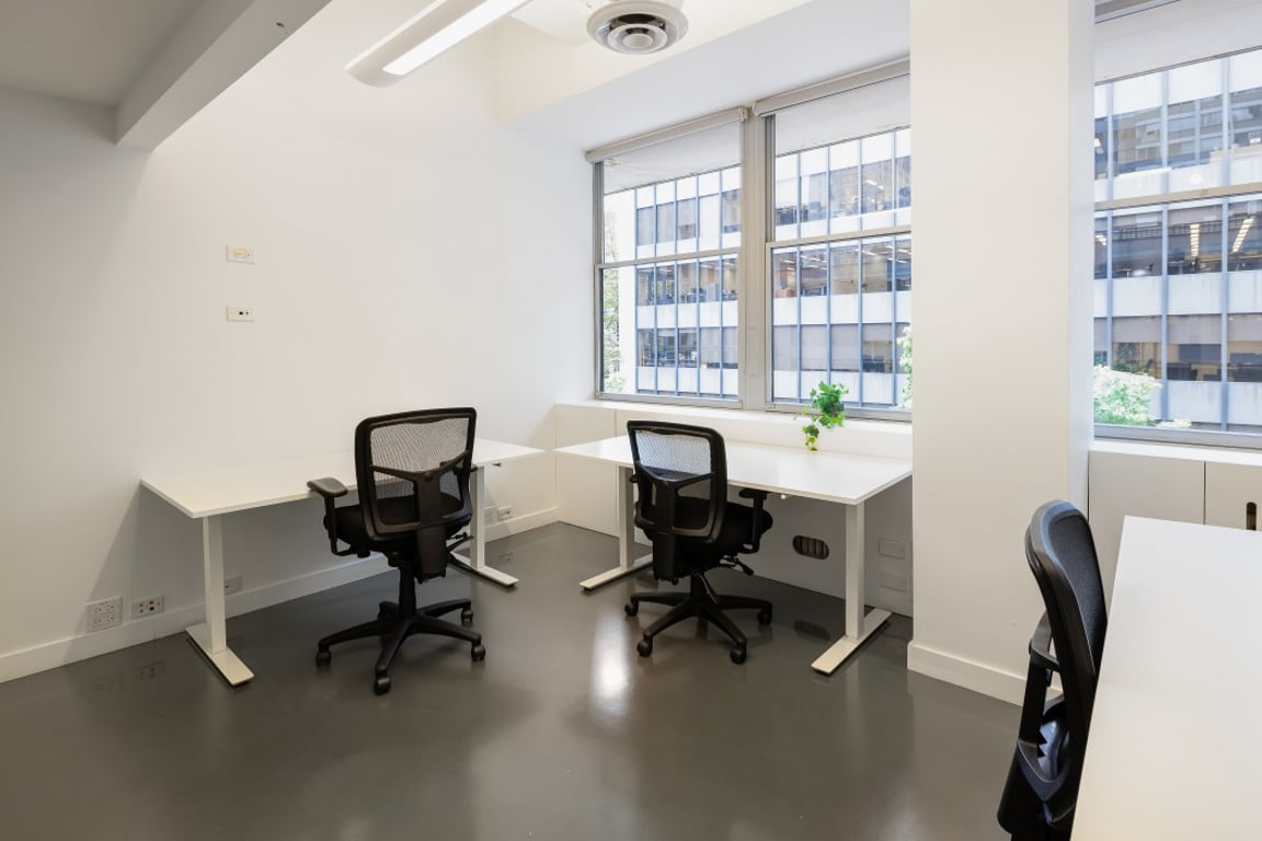 An interior shot of 3 Person Private Office