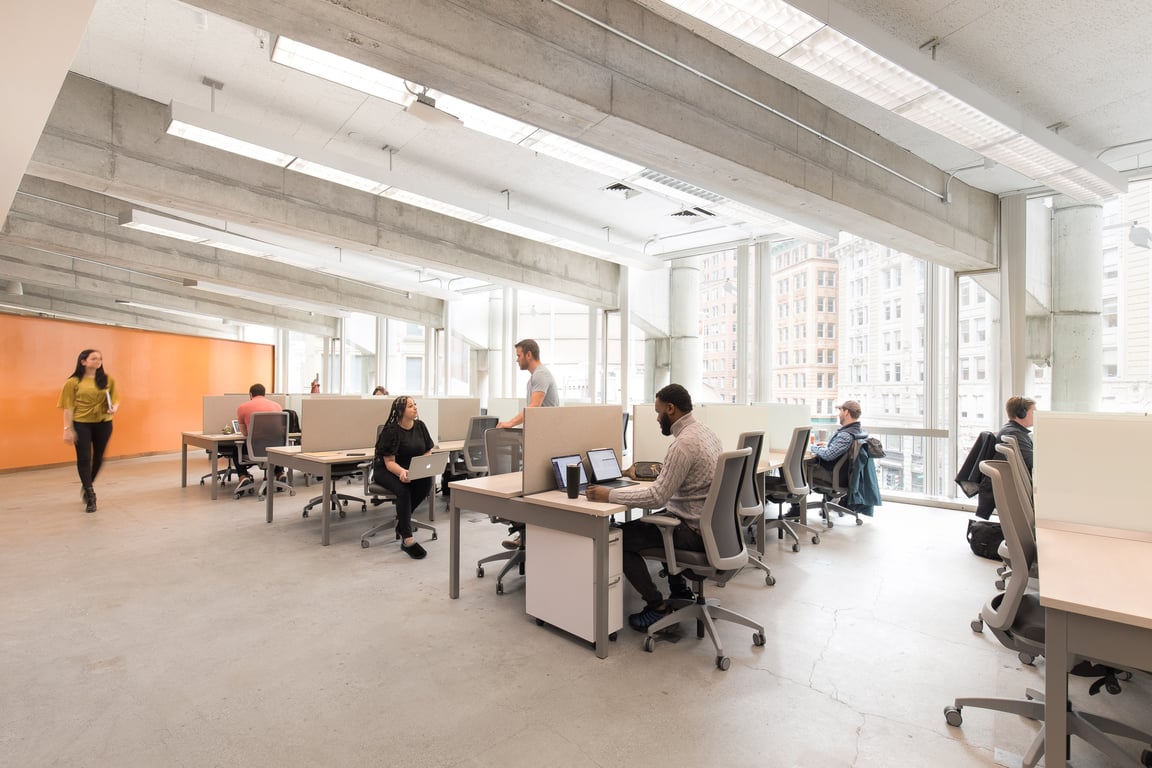 An interior shot of Workbar Downtown