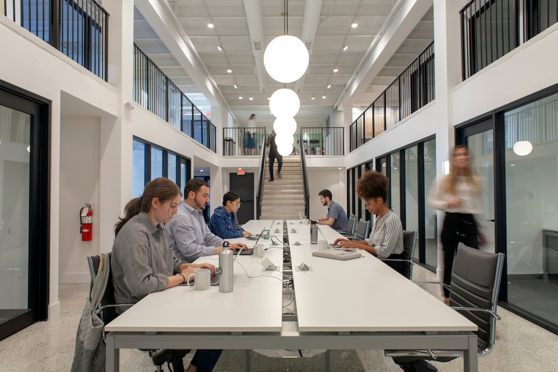 An interior shot of Büro - Hollywood