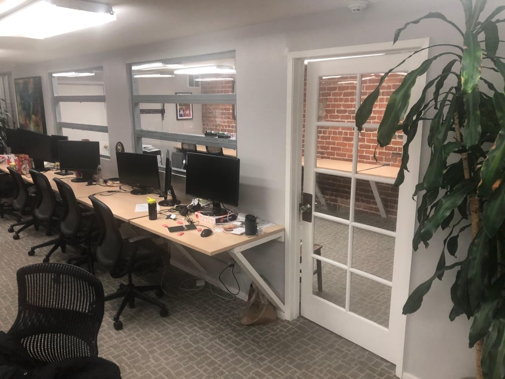 An interior shot of 10-Person Office