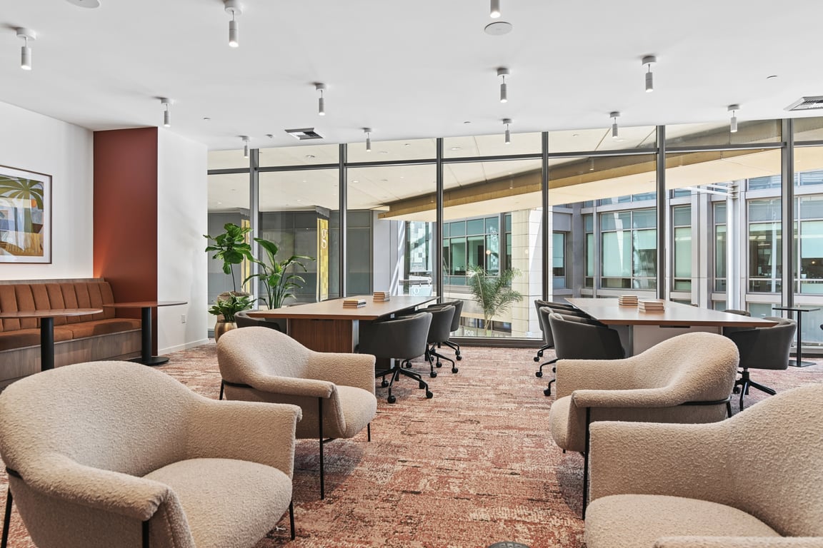 An interior shot of Industrious - Sherman Oaks