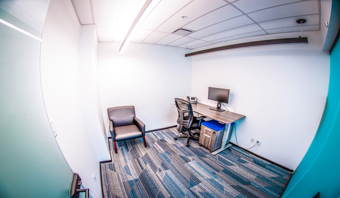An interior shot of Private Office #9