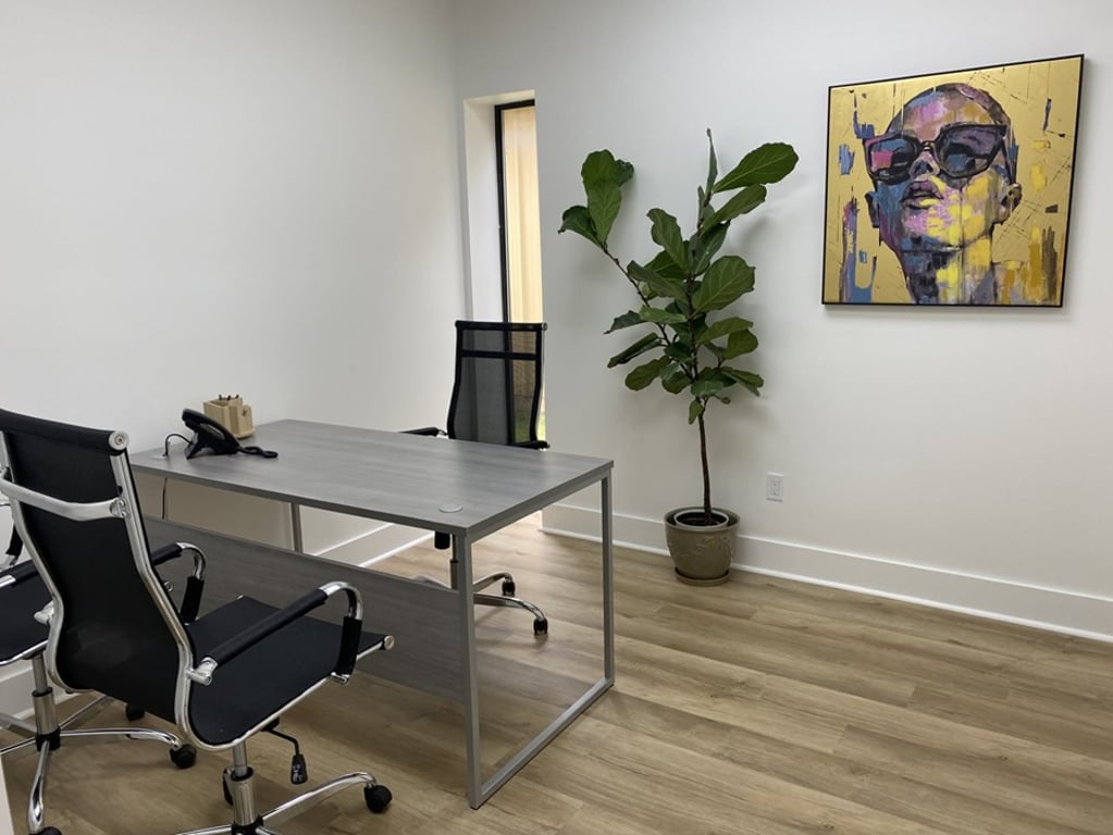 An interior shot of Office Space