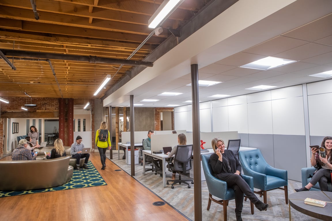 An interior shot of Candy Factory Coworking