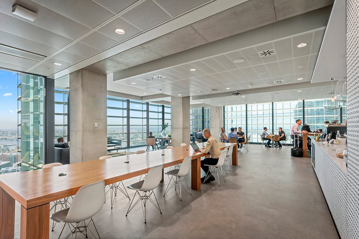An interior shot of The Executive Centre - Three International Towers