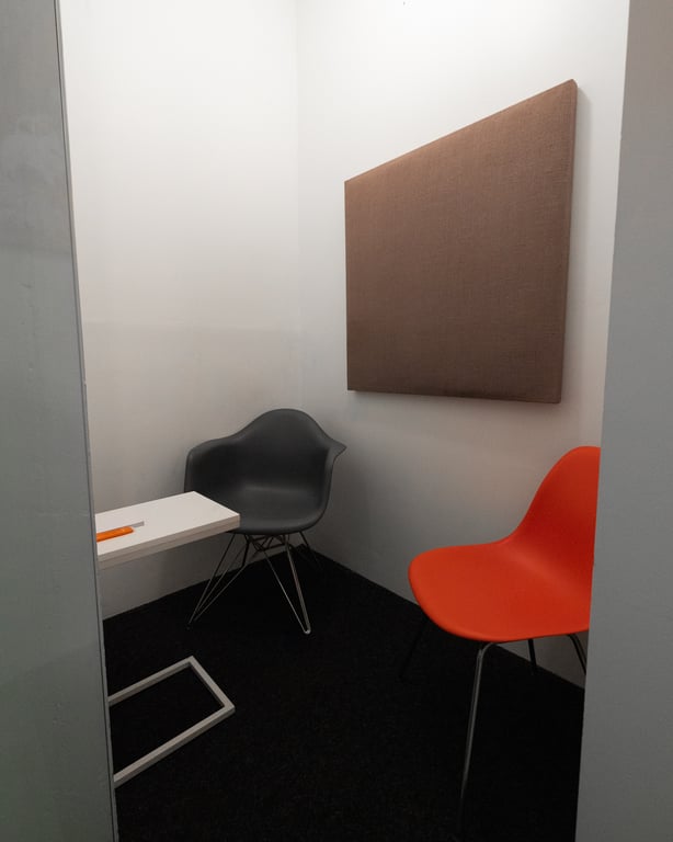 An interior shot of Chat Room 3