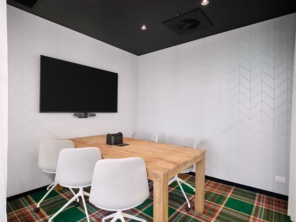 An interior shot of Cathy Freeman