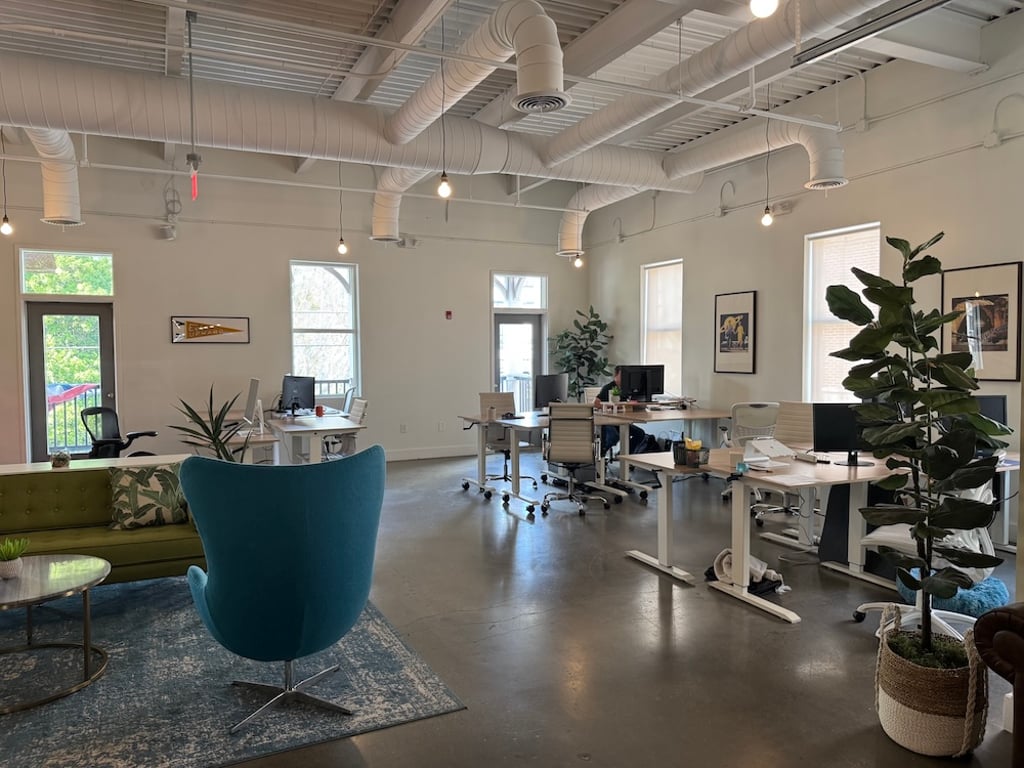 An interior shot of Dedicated Desk